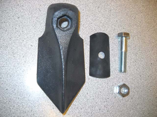 2'' GOOSEFOOT CHROME POINT WITH RUBBER SHIM