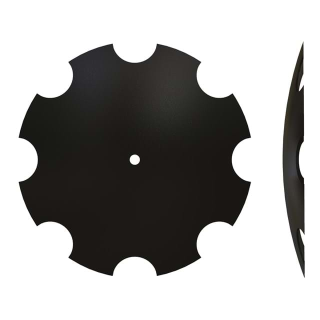 NOTCHED DISC BLADE 24'' x 6mm W/PILOT CENTER