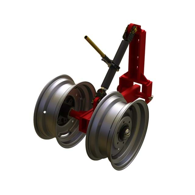 NORWEST ADJ. DOUBLE WHEEL W/ SINGLE LEG/SINGLE BRACKET