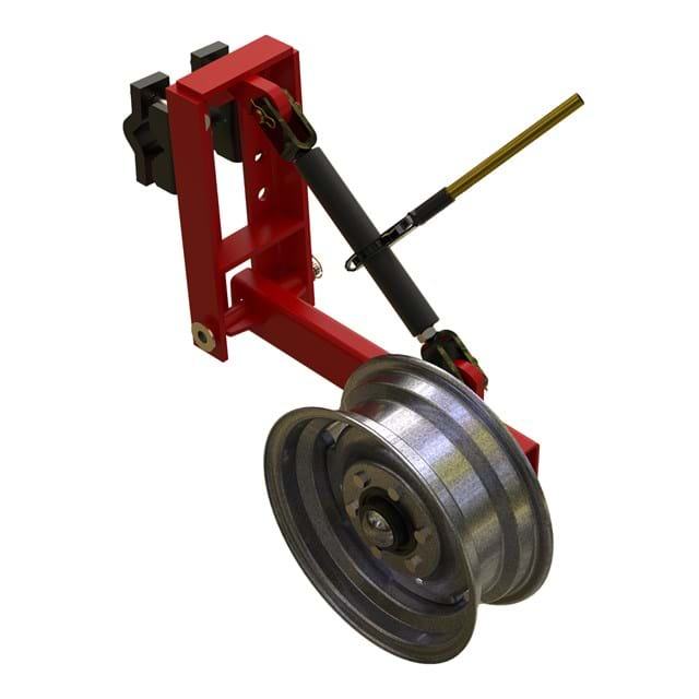 NORWEST ADJ. SINGLE WHEEL WITH DOUBLE CLAMP FOR 2 1/4'' DIA.