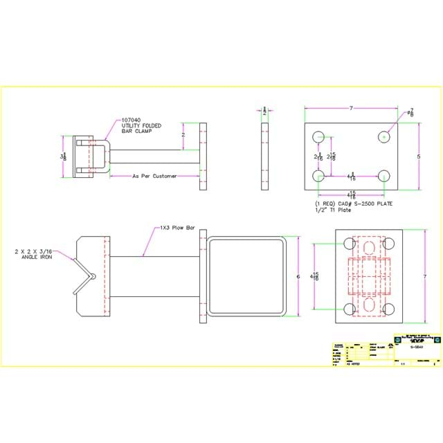 NORWEST 2 1/4'' - 6'' BAR SPACER